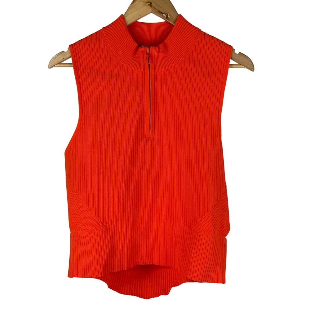 Lululemon Open Back Half-Zip Sweater Solar Orange Women's Size 1X New With Tags